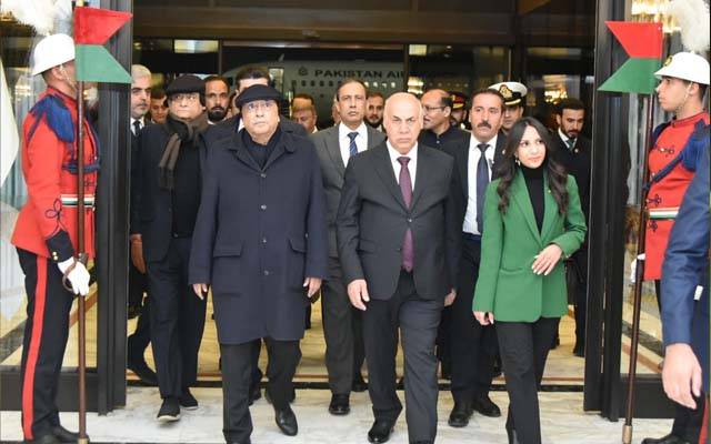 صدرِ مملکت آصف علی زرداری چار روزہ سرکاری دورے پر بغدادپہنچ گئے 