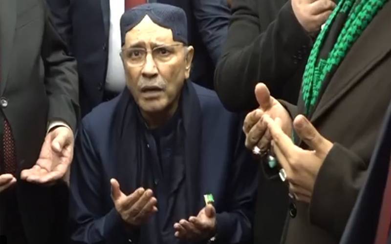 صدر آصف زرداری کی عراقی دارالحکومت بغداد میں زیاراتِ مقدسہ پر حاضری  
