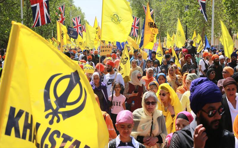  برطانیہ: سکھ کمیونٹی کا بنگلادیش کی حمایت میں بھارت کیخلاف مظاہرہ  