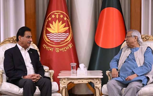 سردار ایاز صادق کی پروفیسر محمد یونس سے ملاقات ،بیگم خالدہ ضیاء کے انتقال پر تعزیت