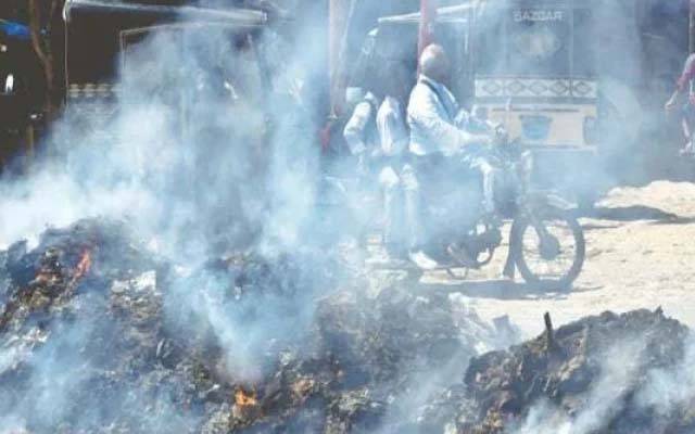 کچرا جلانے پر جیل ہوگی ؛ حکومت سندھ نے اہم فیصلہ کرلیا