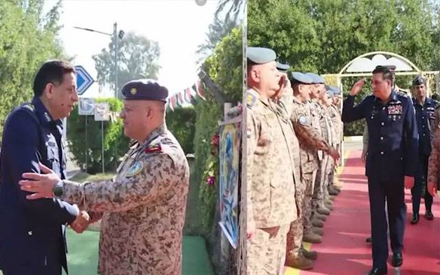 سربراہ پاک فضائیہ کی عراقی ایئر چیف سے ملاقات، دوطرفہ عسکری تعاون پر تبادلہ خیال 