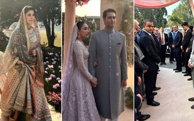 وزیراعلیٰ مریم نواز کے صاحبزادے جنید صفدر کا دعوت ولیمہ، فیلڈ مارشل کی شرکت 