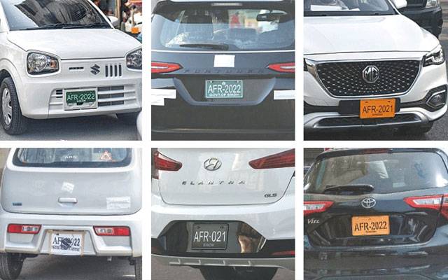  ڈولفن سکواڈ کا جعلی نمبر پلیٹ والی گاڑیوں کے خلاف کارروائیاں 