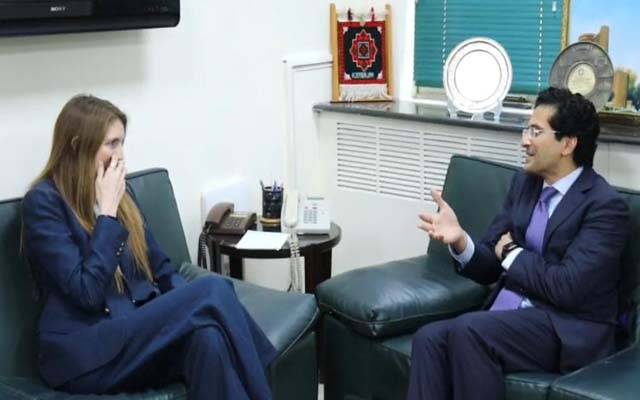 وفاقی وزیر پیٹرولیم سے برطانوی ہائی کمشنر کی ملاقات،تیل و گیس کے شعبے میں تعاون بڑھانے پر اتفاق