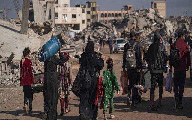 جنگ بندی کے بعد پہلا بڑا اقدام: اسرائیل کا جنوبی غزہ میں فلسطینیوں کو انخلا کا حکم 