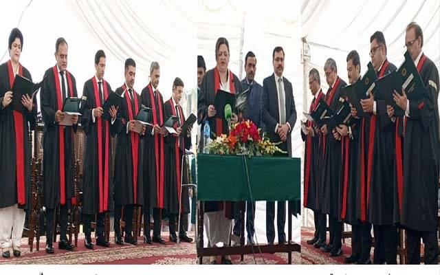   لاہور ہائیکورٹ کے مستقل ہونے والے 11 ججز نے حلف اٹھا لیا