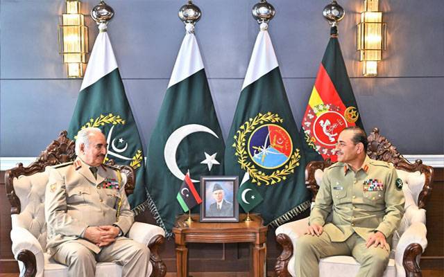فیلڈ مارشل عاصم منیر سے لیبیا کے اعلیٰ سطحی وفد کی ملاقات، سکیورٹی تعاون بڑھانے پر اتفاق