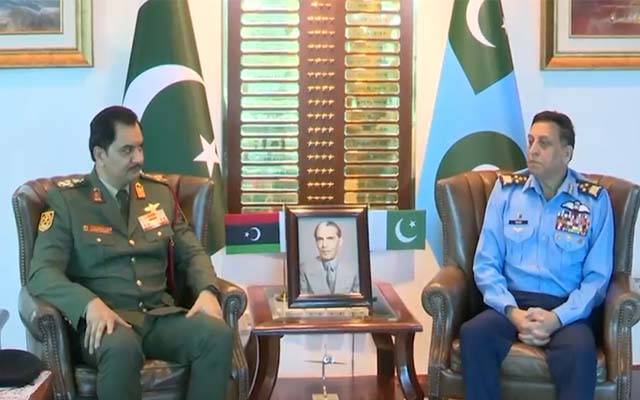 لیبیا کی مسلح افواج کے نائب کمانڈر اِن چیف کی سربراہ پاک فضائیہ سے ملاقات