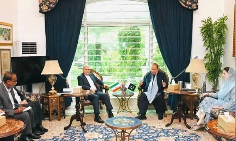 نواز شریف اور مریم نواز سے ایرانی سفیر کی ملاقات، تعلقات مزید مضبوط بنانے کا عزم
