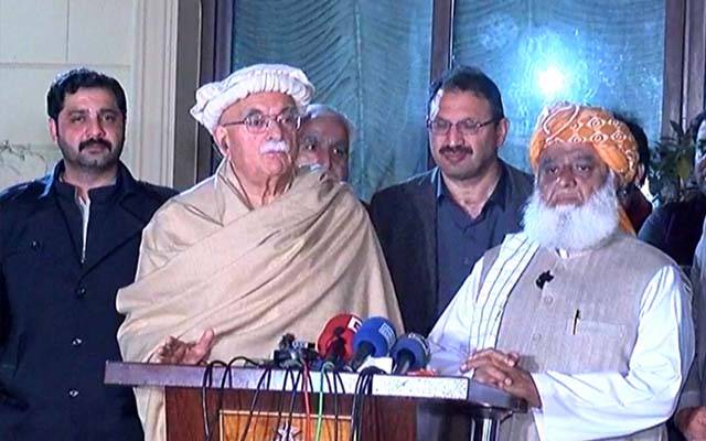 محمود خان اچکزئی ، مولانا فضل الرحمن کا 8 فروری کے جلسے ختم،پہیہ جام کرنے کا اعلان