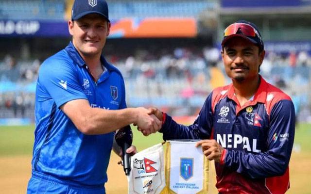 T20ورلڈ کپ: اٹلی کیخلاف نیپال کی بیٹنگ جاری