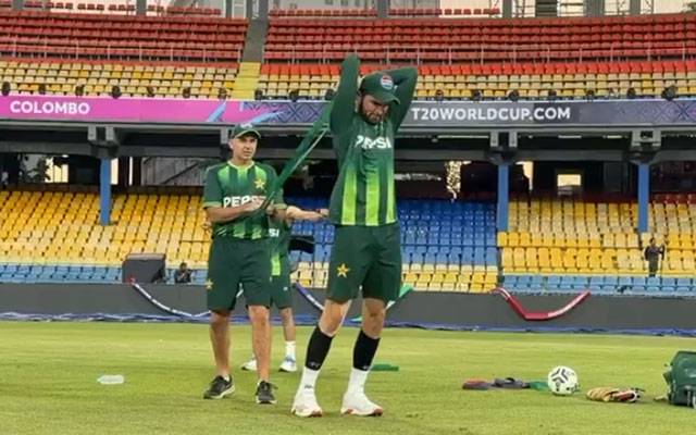 ٹی 20ورلڈ کپ میں کل کا دن اہم: بھارت کیخلاف میچ کیلئے پاکستانی ٹیم کا پریکٹس سیشن