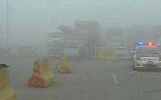 موٹروے ایم 2 دھند کے باعث بند 