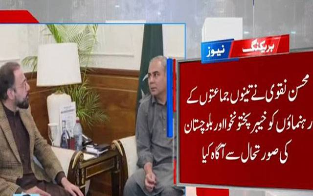 وزیرداخلہ سے اہم جماعتوں کے رہنماؤں کی ملاقات: قیامِ امن کیلئے مل کر آگے بڑھنے کا عزم 
