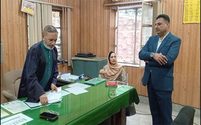 سی ای او ایجوکیشن کاسرکاری سکولوں کا دورہ،سکیورٹی انتظامات کا جائزہ