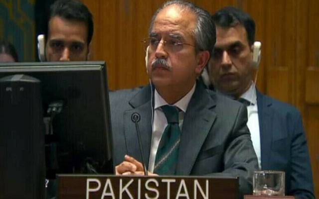پاکستان کی اقوام متحدہ میں بحرین اور روس کی پیش کردہ قرار دادوں کی حمایت