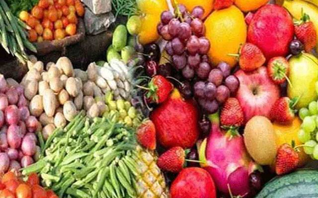 شہر میں پھلوں،سبزیوں کی سرکاری ریٹ کے برعکس مہنگے داموں فروخت جاری
