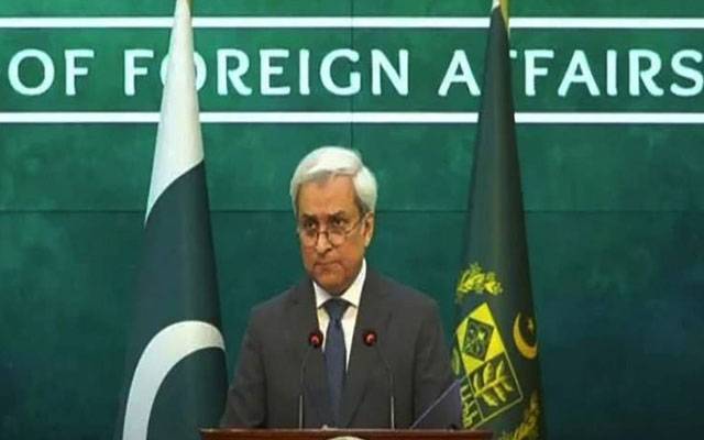 پاکستان بھارتی وزارت خارجہ امور کے 17 مارچ ہے بیان کو بے بنیاد، گمراہ کن اور بلاجواز قرار دیتے ہوئے مسترد کرتا ہے: ترجمان دفتر خارجہ