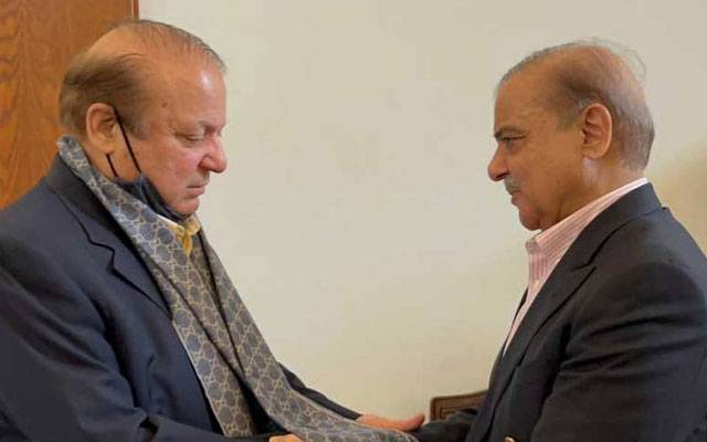 وزیراعظم کی جاتی امرا آمد: قائدمسلم لیگ(ن)نوازشریف سے ملاقات، عید کی مبارکباد دی