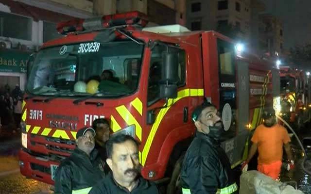 گل پلازہ میں دوبار اچانک آگ بھڑ ک اُٹھی،فائربریگیڈ اور پولیس کی دوڑیں