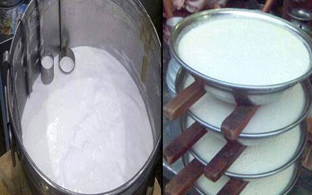 شہر میں دودھ اور دہی کی من مانی قیمتوں پر فروخت جاری