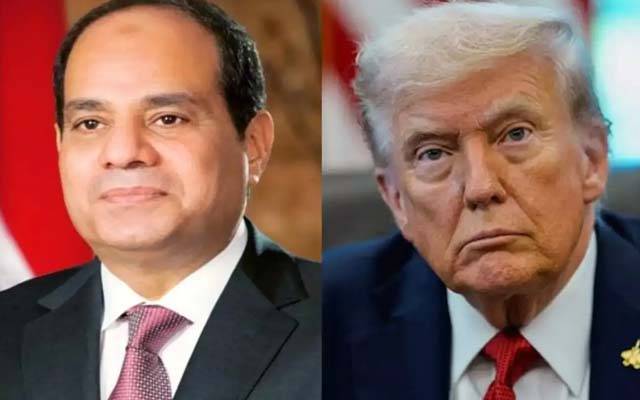 مصری صدرکا جذباتی ٹی وی خطاب۔۔ٹرمپ سے خلیج کی جنگ رکوانے کا مطالبہ