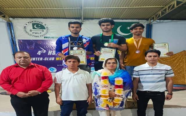  ایچ ایس بی نیشنل یوتھ اینڈ جونیئر انٹر کلب ویٹ لفٹنگ چیمپئن شپ کا افتتاح 