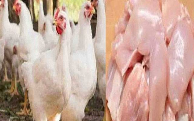برائلر مرغی کا صافی گوشت 690 روپے فی کلو تک فروخت ہونے لگا