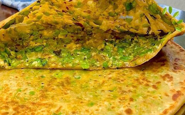 آج کا پکوان: مٹر کا پراٹھا