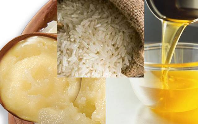 صارفین کا چاول اور گھی کی قیمتوں میں کمی کا مطالبہ