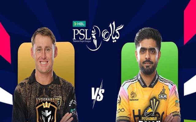 پی ایس ایل کا دوسرا مرحلہ ؛ پشاور زلمی کا ٹاس جیت کر باؤلنگ کا فیصلہ 