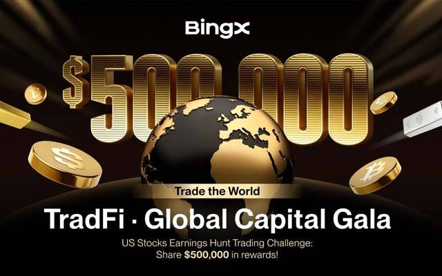 BingX کا گلوبل کیپیٹل گالا لانچ، TradFi ٹریڈنگ پر خصوصی مہم کا آغاز
