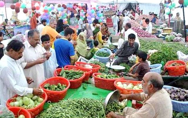 سہولت بازاروں میں کم قیمت پر پھل، سبزیوں ، گوشت کی فروخت جاری