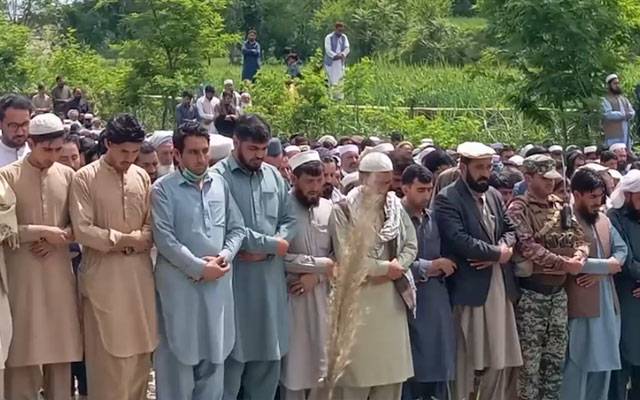 باجوڑ: کٹ کوٹ میں افغان طالبان کی بلااشتعال فائرنگ سے شہید 3 افراد کی نماز جنازہ ادا