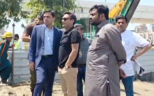 ڈی جی ایل ڈی اے طاہر فاروق کا ڈپٹی کمشنر کے ہمراہ ترقیاتی منصوبوں کا دورہ