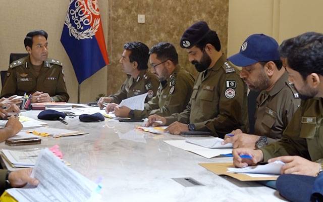 ڈی آئی جی آپریشنز فیصل کامران کی صدر ڈویژن سے انسدادجرائم میٹنگ