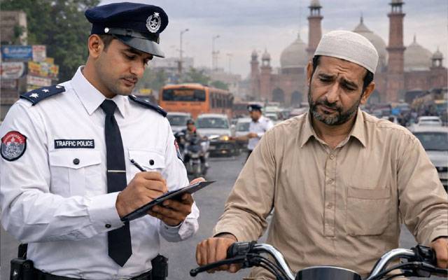 ٹریفک پولیس کو یومیہ 25 چالان کا ٹارگٹ، ناکہ بندی کی ہدایت