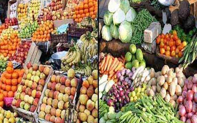  سبزیوں و پھلوں کی سرکاری قیمت کے برعکس فروخت جاری