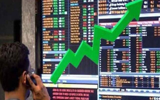 سٹاک مارکیٹ میں کاروبار کے آغاز پر تیزی