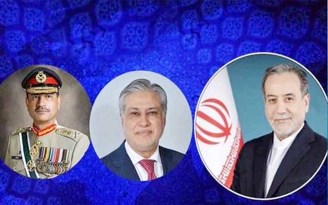 ایرانی وزیر خارجہ کا پاکستانی قیادت سے رابطہ،جنگ بندی کے امور پر تبادلہ خیال