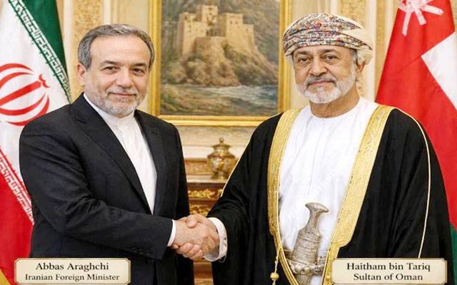 سلطان عمان اور ایرانی وزیر خارجہ عباس عراقچی کی مسقط میں اہم ملاقات 