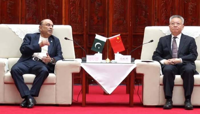 صدر زرداری کی چین کے صوبہ ہونان کے پارٹی سیکرٹری اور گورنر سے ملاقات