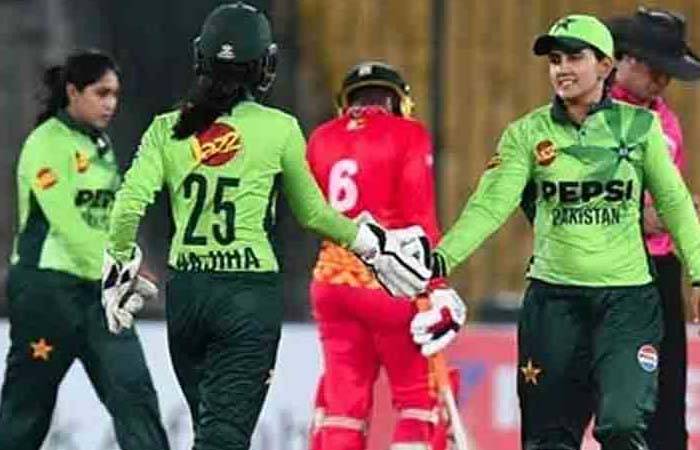 پاکستان ویمنز کرکٹ ٹیم کی زمبابوے کے خلاف پہلےٹی20 میچ میں زبردست کامیابی