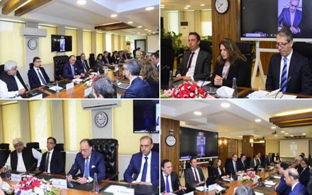 وزیرخزانہ سے آئی ایم ایف وفد کی ملاقات، معاشی اصلاحات اور آئندہ بجٹ پر تبادلہ خیال