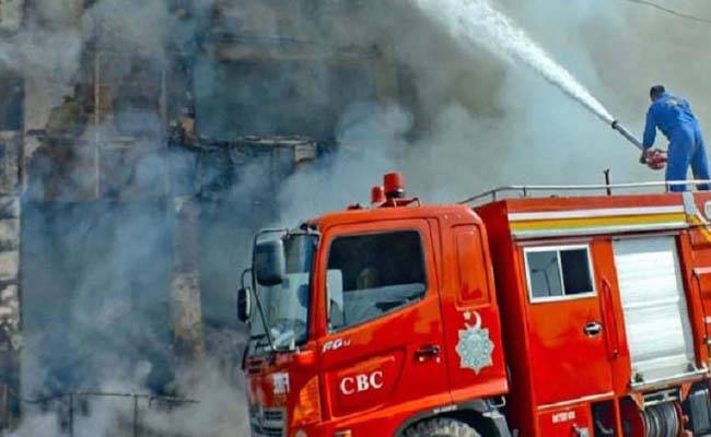 لانڈھی ایکسپورٹ پروسیسنگ زون میں آتشزدگی، آگ پر قابو پالیا گیا
