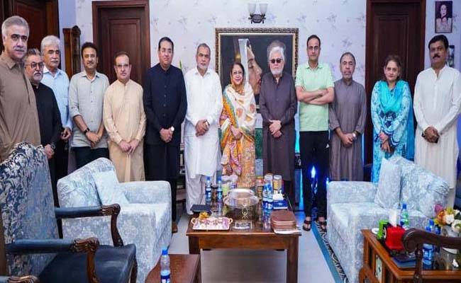  فریال تالپور سے کراچی چیمبر آف کامرس کے وفد کی ملاقات، تاجر برادری کو درپیش مسائل پر تبادلہ خیال