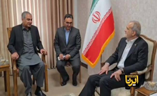 تہران: وزیر داخلہ محسن نقوی کی اسلامی جمہوریہ ایران کے صدر سے ملاقات