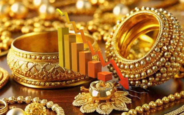 دو روز بعد سونے کی قیمت میں بڑی کمی ریکارڈ