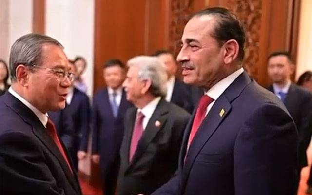 فیلڈ مارشل سید عاصم منیر کی چین کے وزیراعظم  لی چیانگ سے ملاقات 